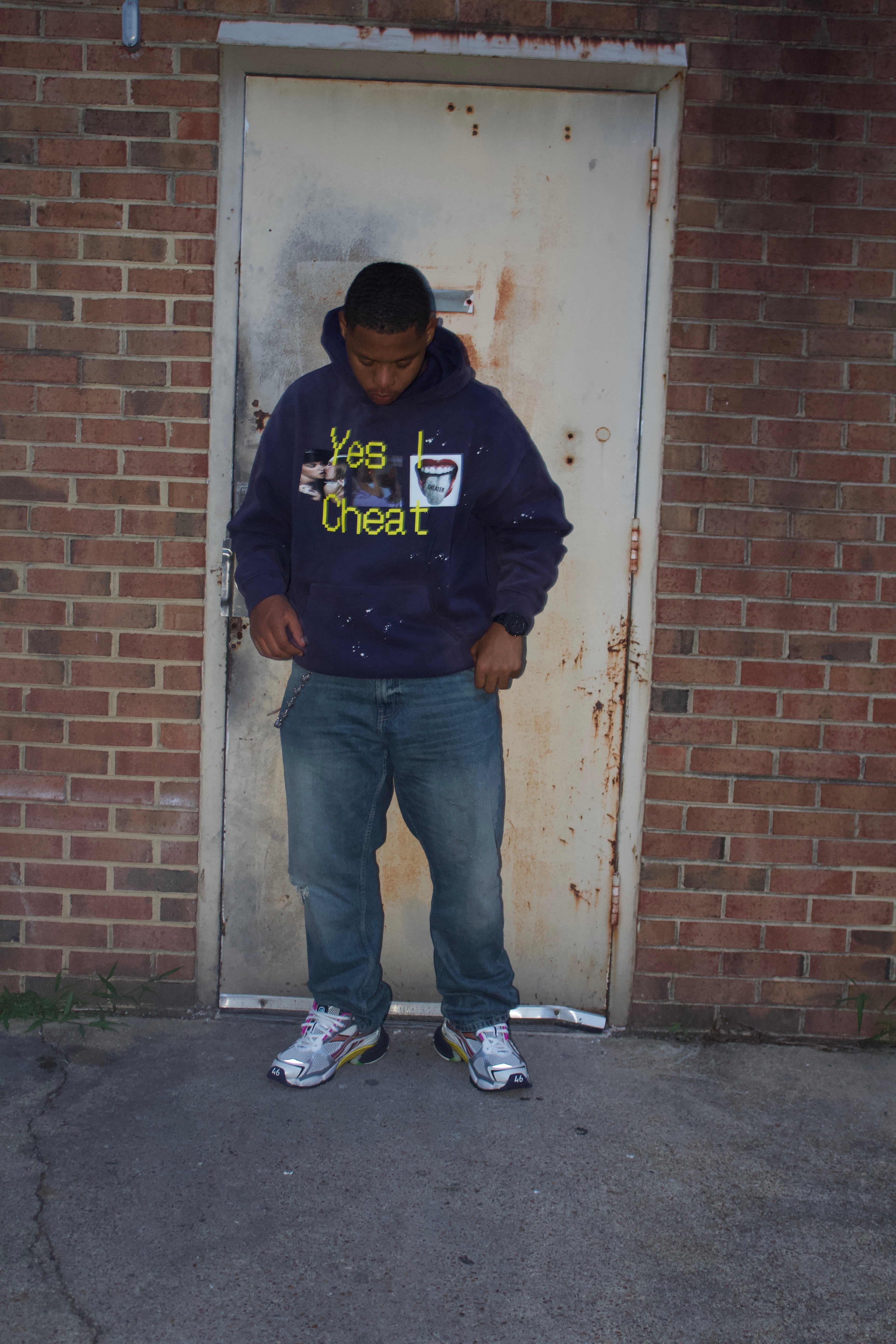 Yes I Cheat Washed Hoodie