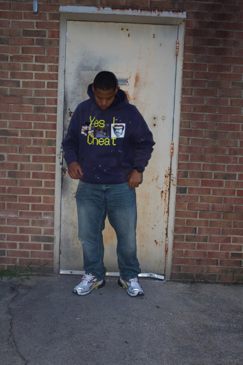Yes I Cheat Washed Hoodie